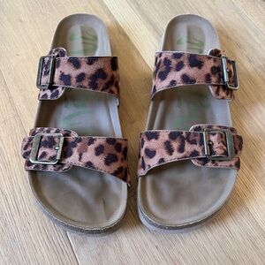 Cheetah Print Sandals